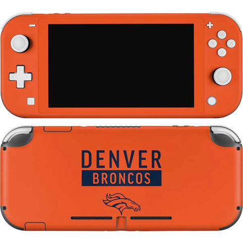 NFL Denver Broncos Orange Performance Series Nintendo Switch Lite Skin